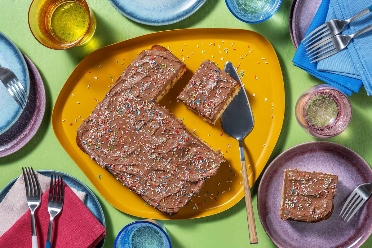 Soft Funfetti Cake as an extra