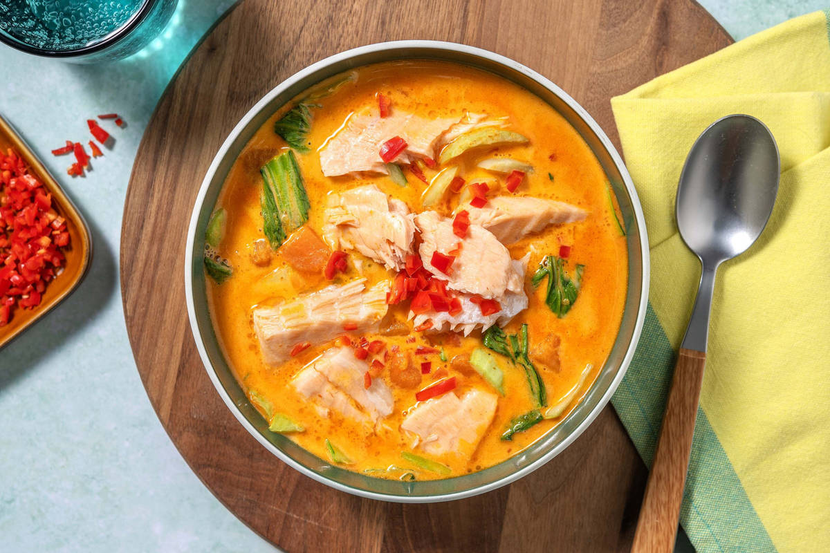 Smart Coconut Salmon Soup