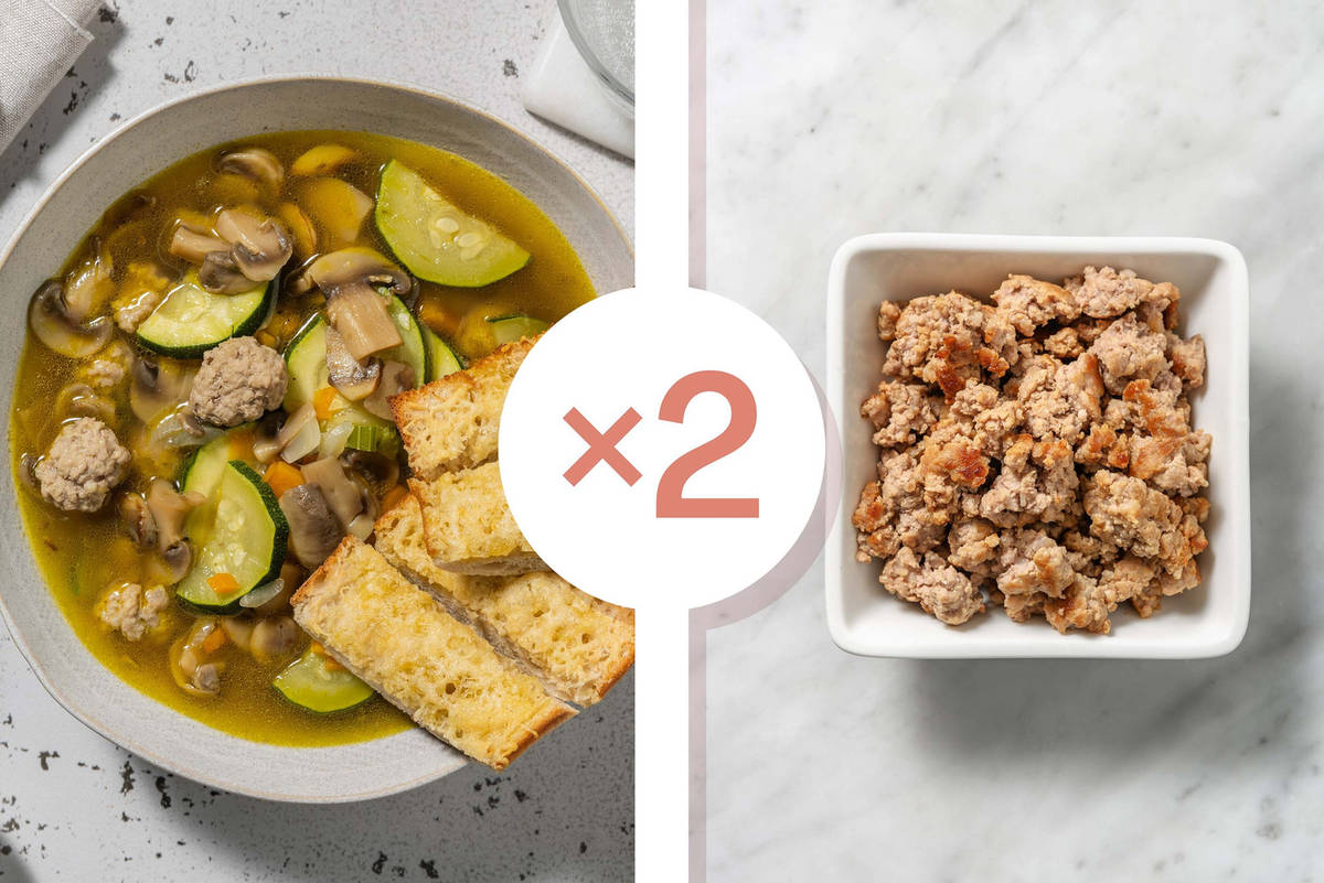 Smart Rustic Double Chicken Meatball Soup