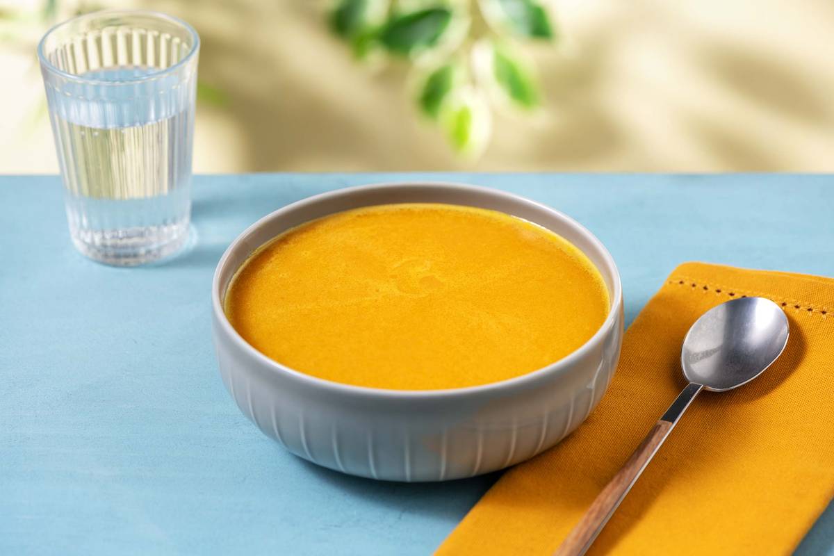 Soupe de carotte, miel & gingembre  en extra