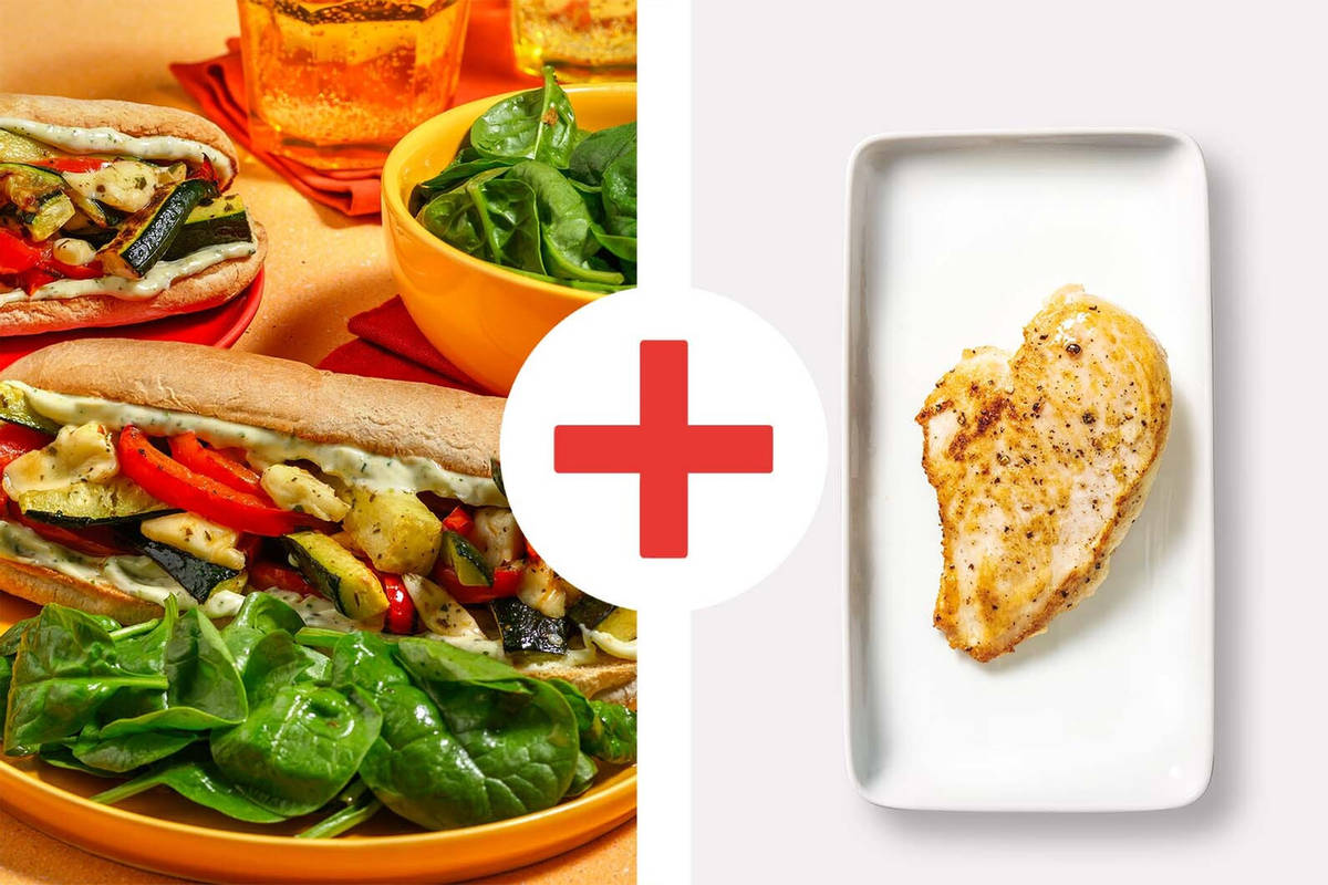 Italian Antipasto Chicken Subs