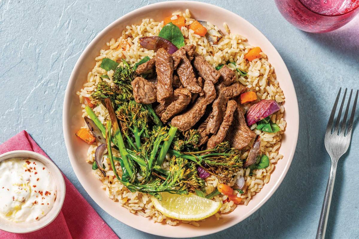 South American Spiced Beef & Brown Rice
