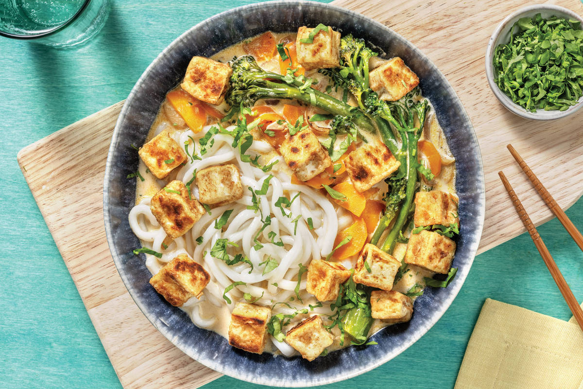 Southeast Asian-Style Beef & Tofu Noodle Soup