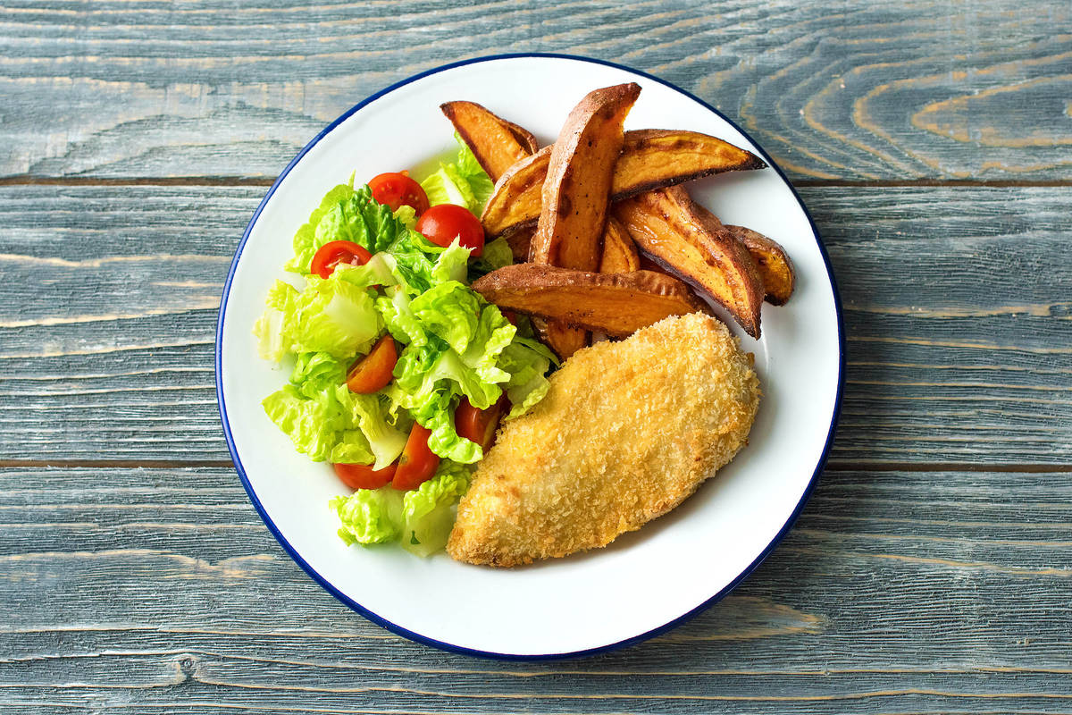 Southern Style Chicken and Sweet Potato Chips