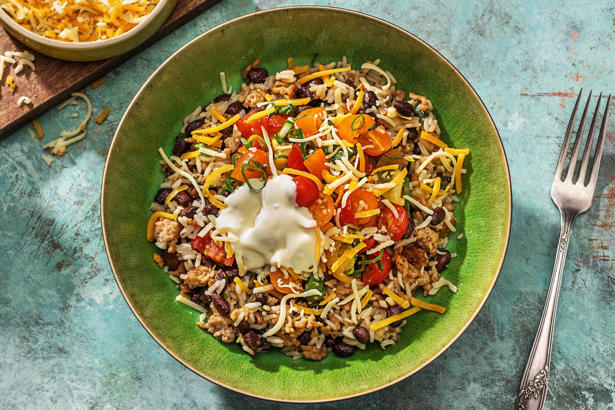 Southwestern Pork Burrito Bowls