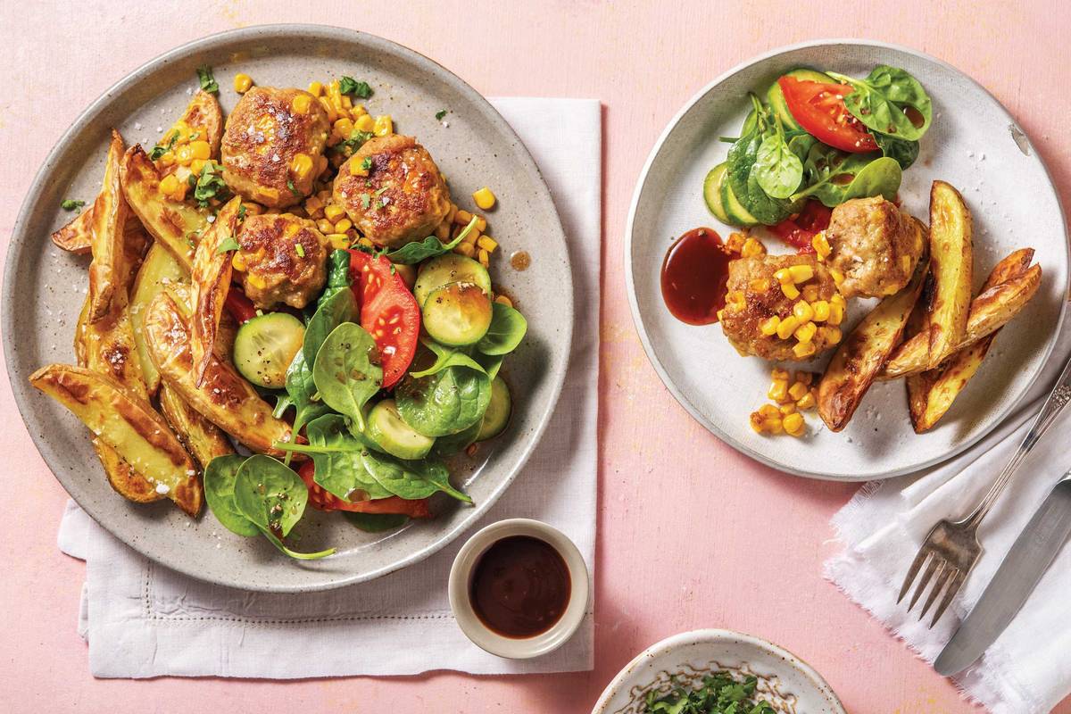 Southwestern Pork Rissoles