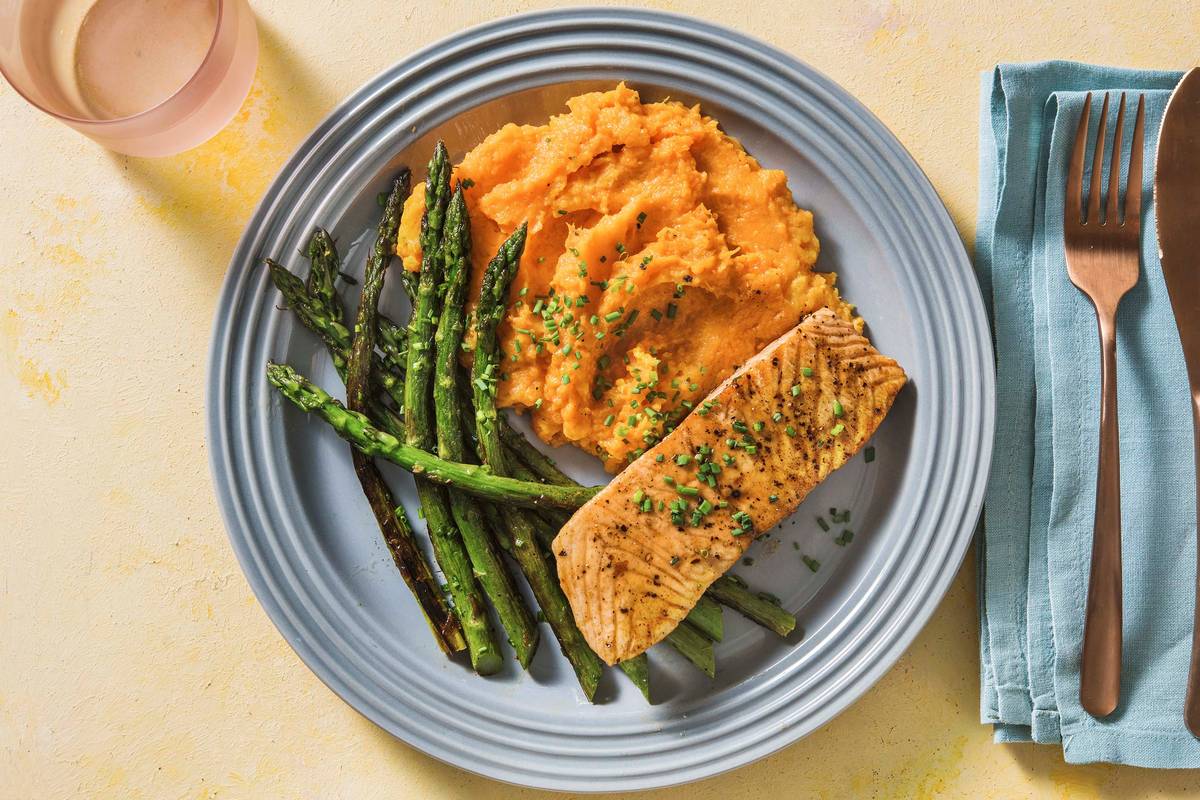 Soy-Maple Glazed Salmon