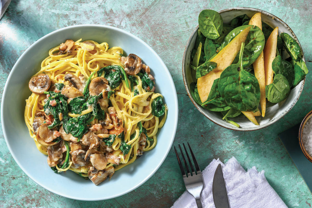 Bacon & Cheese Fettuccine
