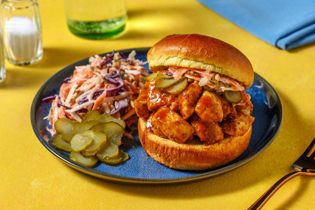 Speedy BBQ Chicken Sandwiches