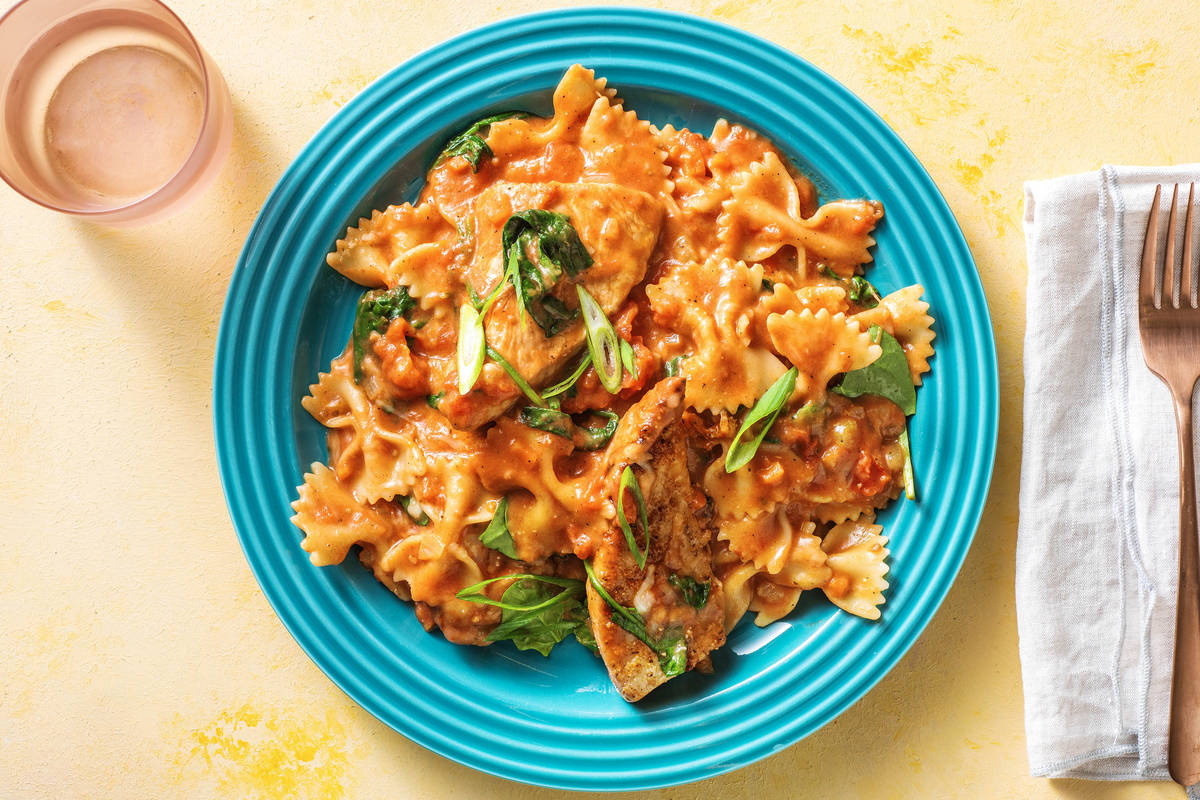 Pâtes à la dinde cajun