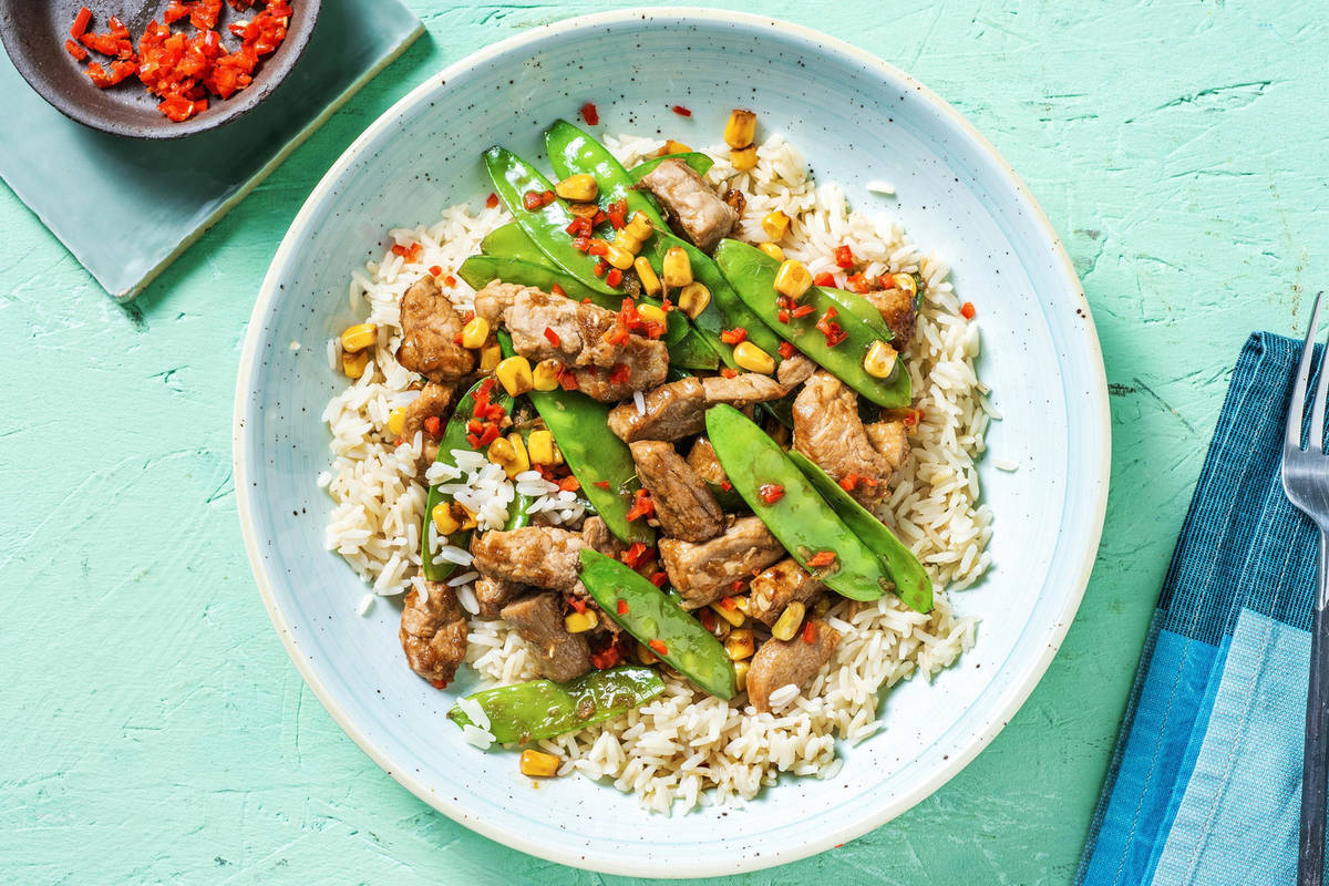 Speedy Ginger Pork Stir-Fry
