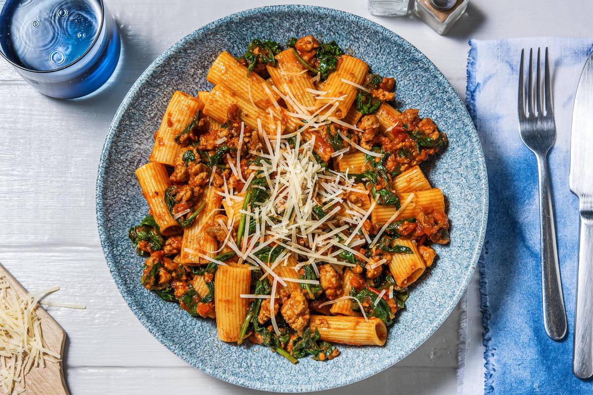 Speedy Sausage Pasta