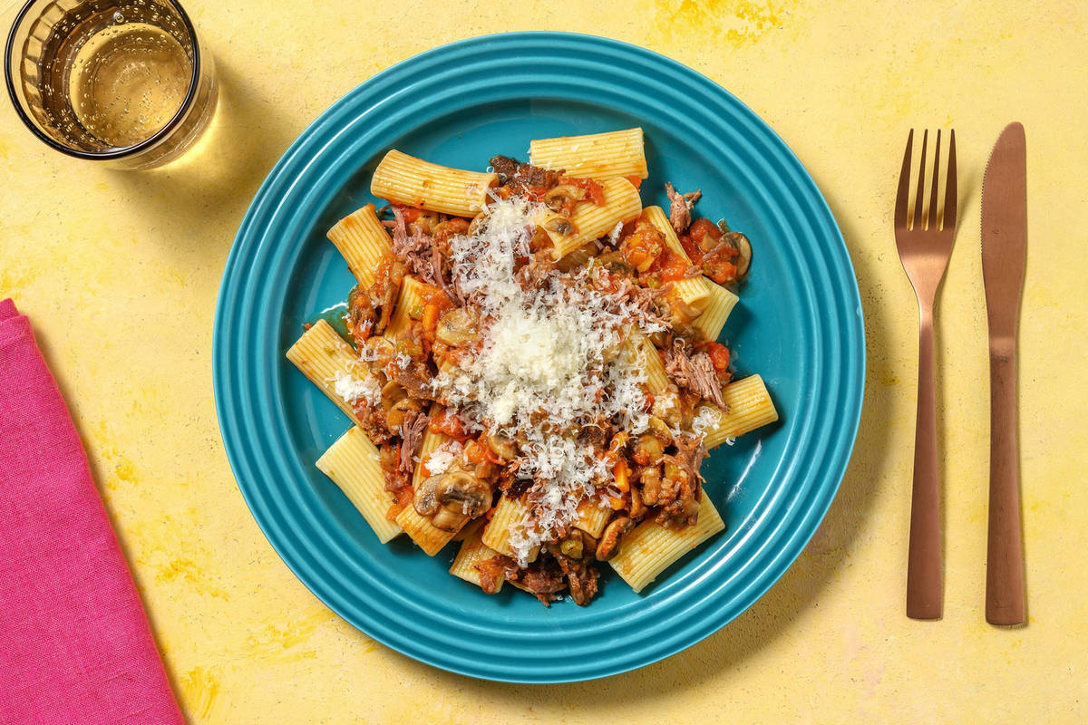 Speedy Tuscan-Style Beef Ragu
