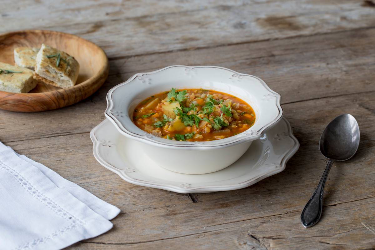 Spiced Carrot and Lentil Stew