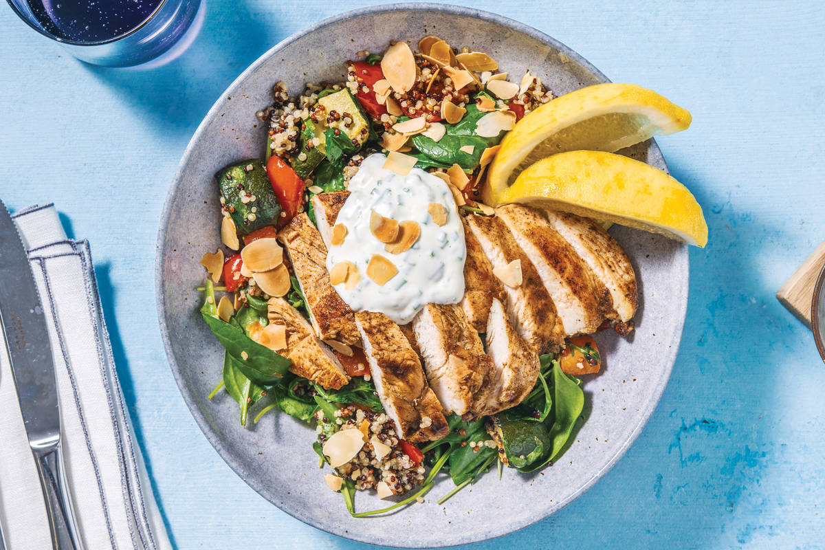 Spiced Chicken Quinoa Bowl