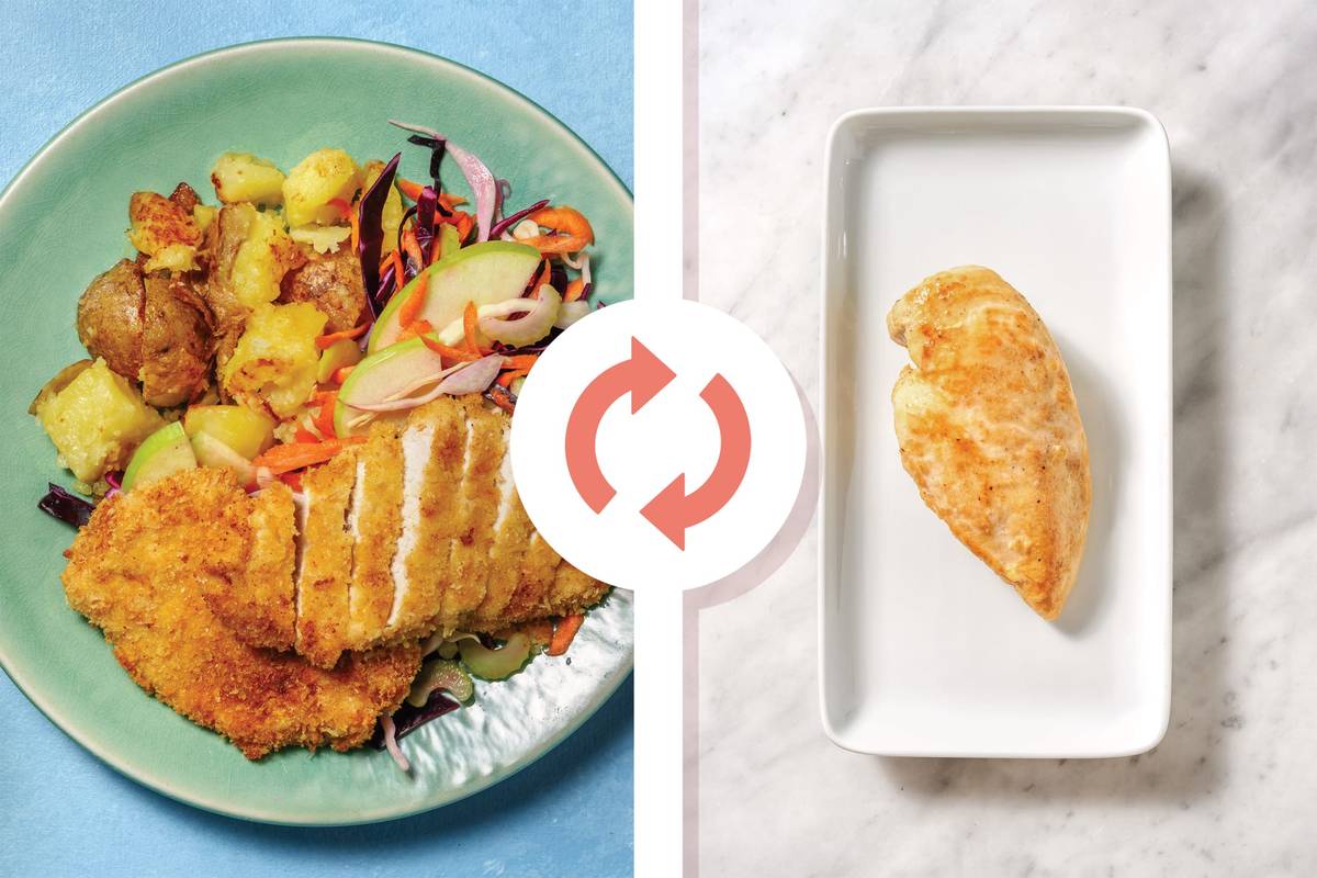 Spiced Chicken Schnitzel