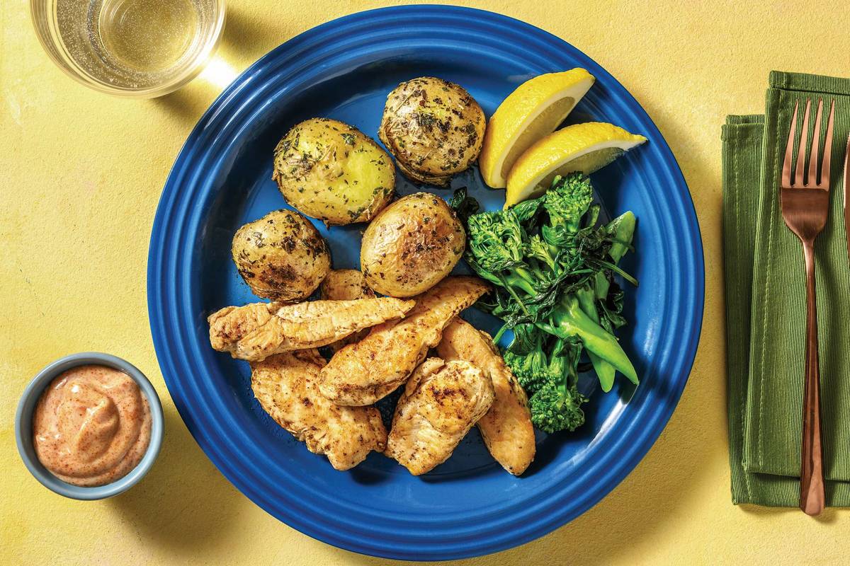 Aussie Chicken & Roast Potatoes