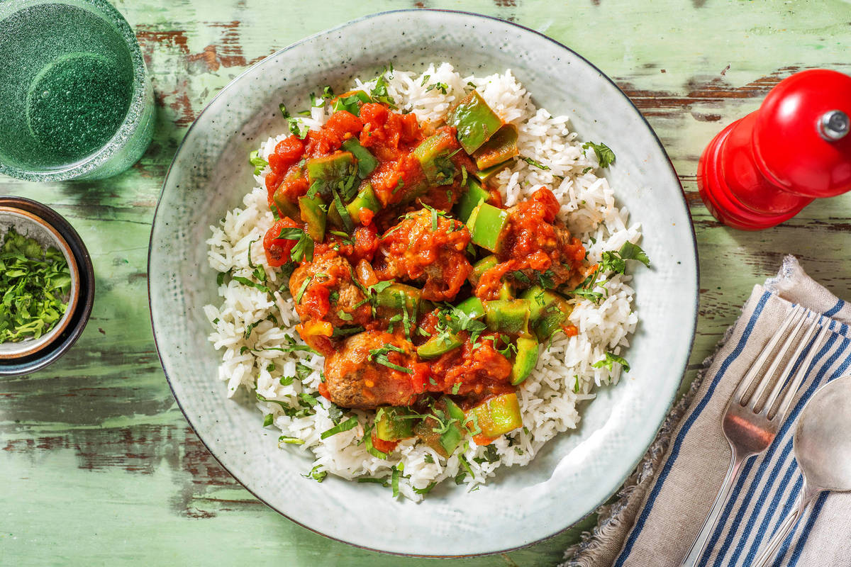 Spiced Lamb Meatball Stew