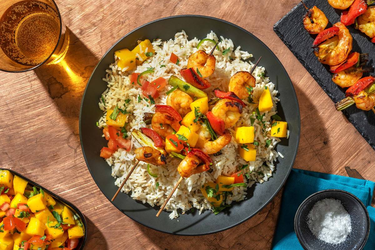 Spiced Prawn Skewers