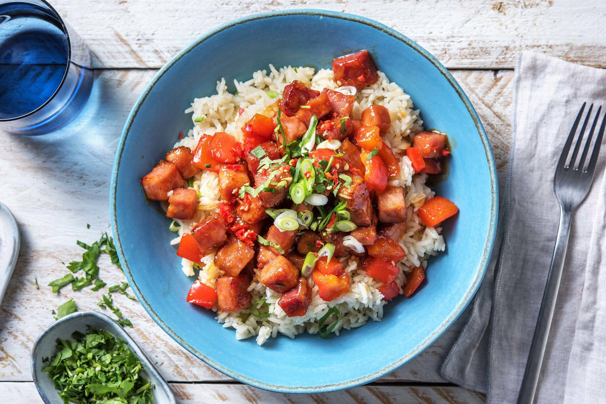 Spicy Burmese Red Pork Bowl
