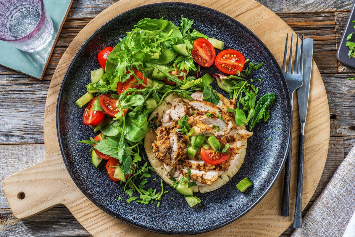Poulet grillé épicé à la harissa