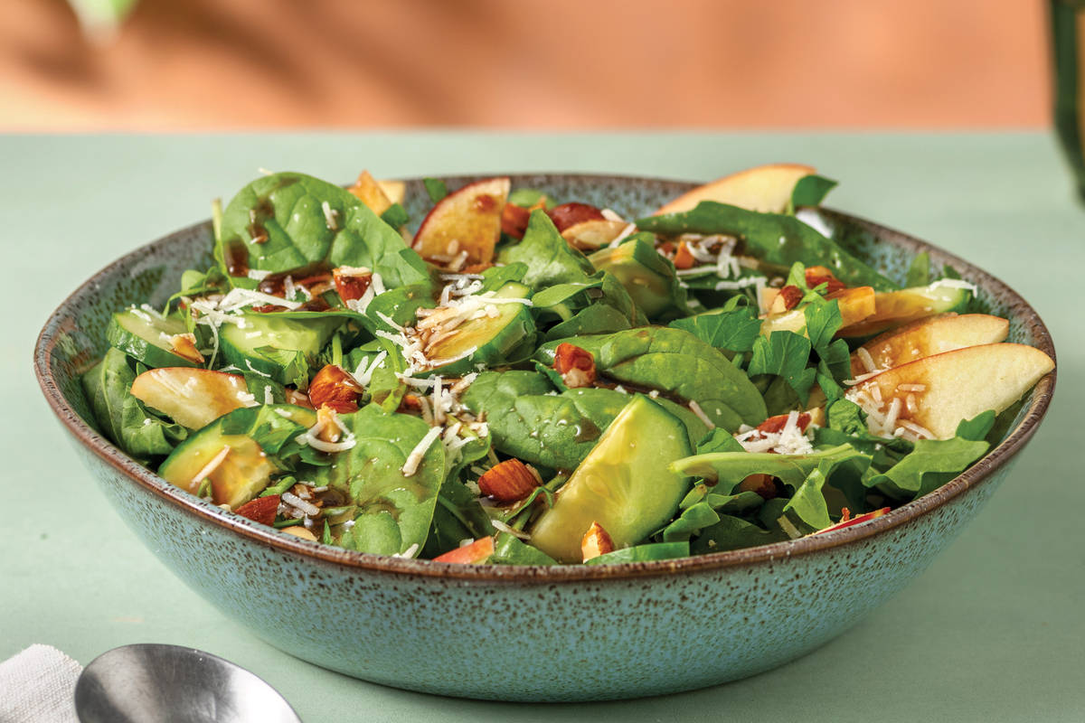 Apple, Parmesan & Mixed Leaf Salad