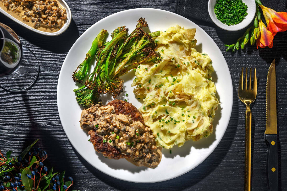 Galettes de bison style steakhouse