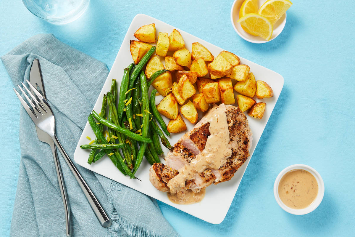 Steakhouse-Style Pork Chops