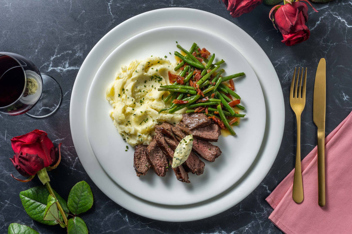 Steaks and Herb Butter