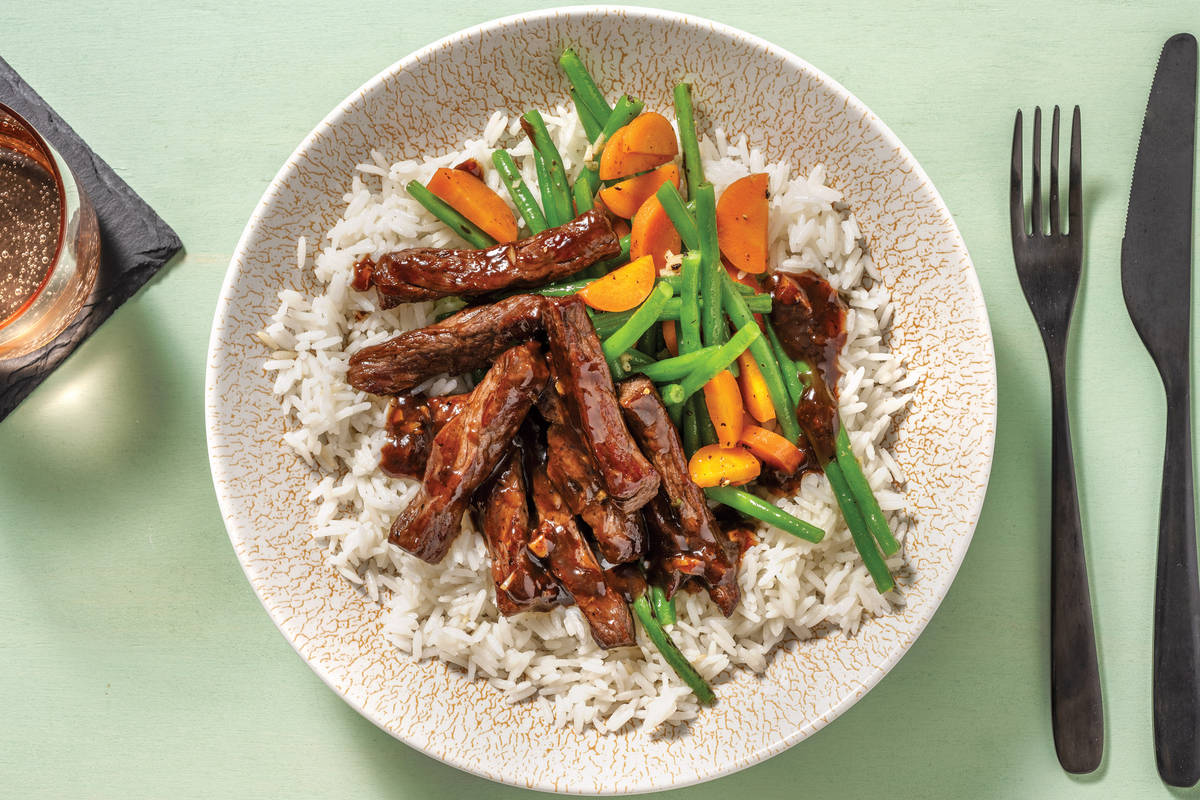 Sweet & Sticky Asian Beef