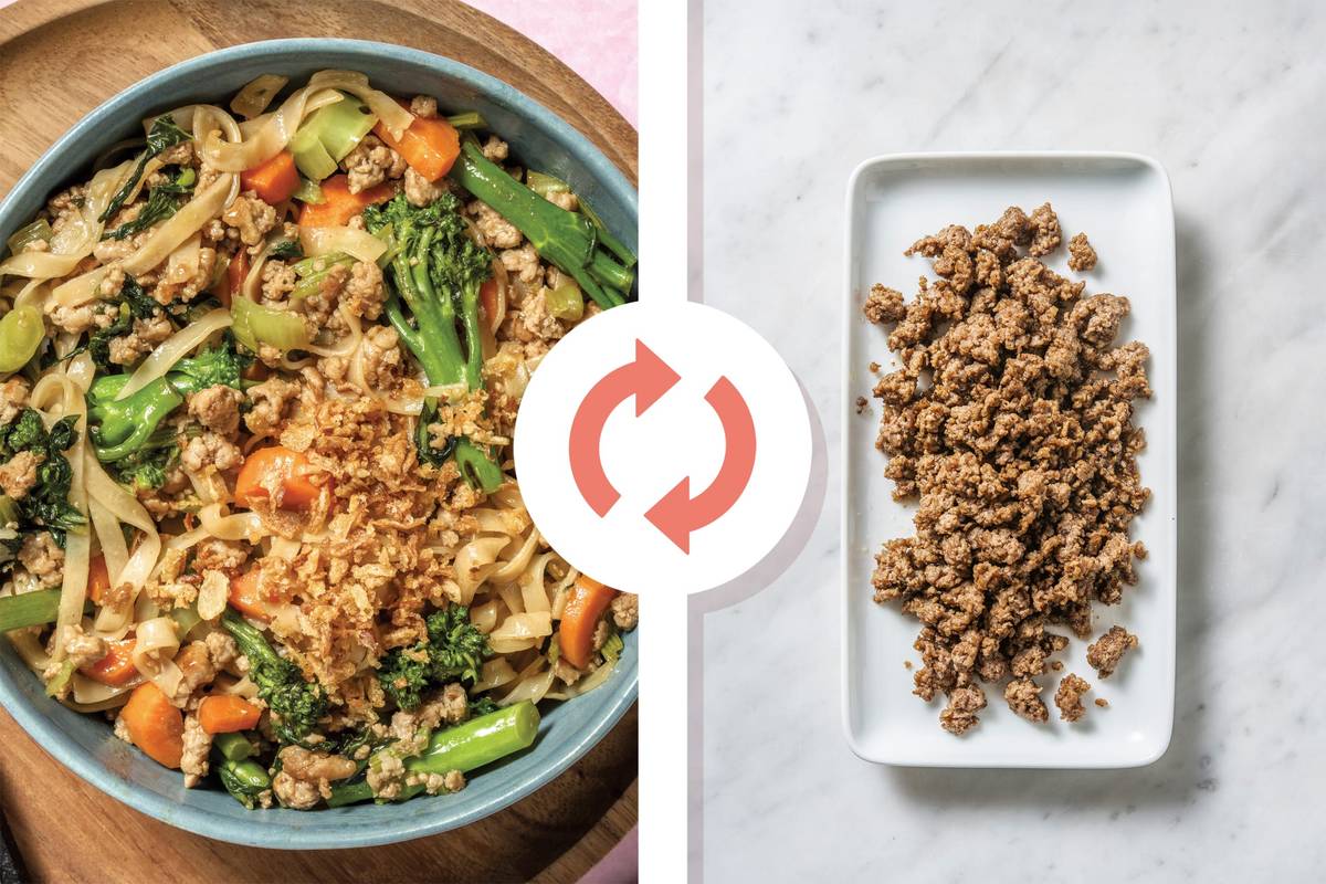 Sticky Chinese-Style Beef Noodles