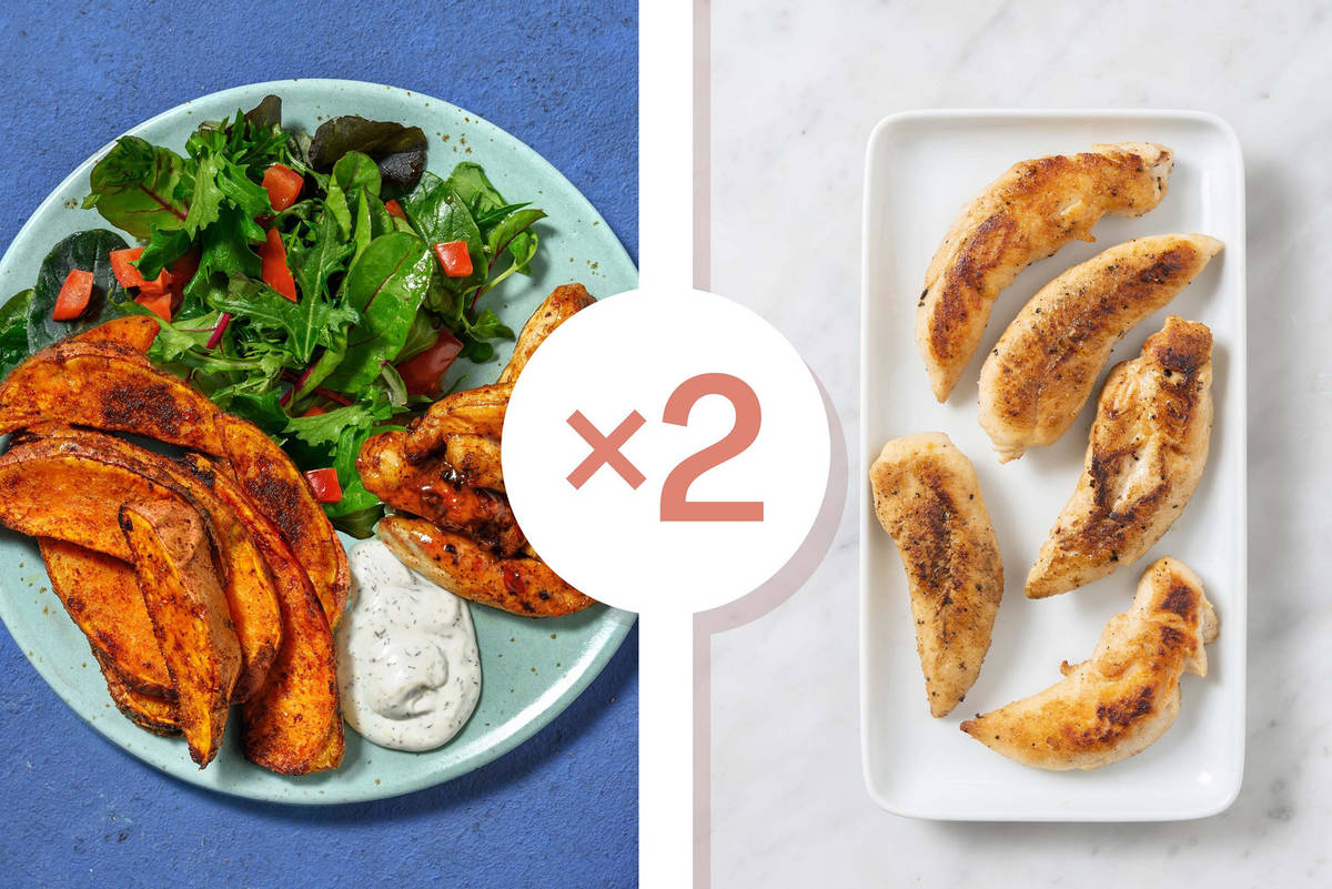 Sticky-Sweet BBQ  Double Chicken