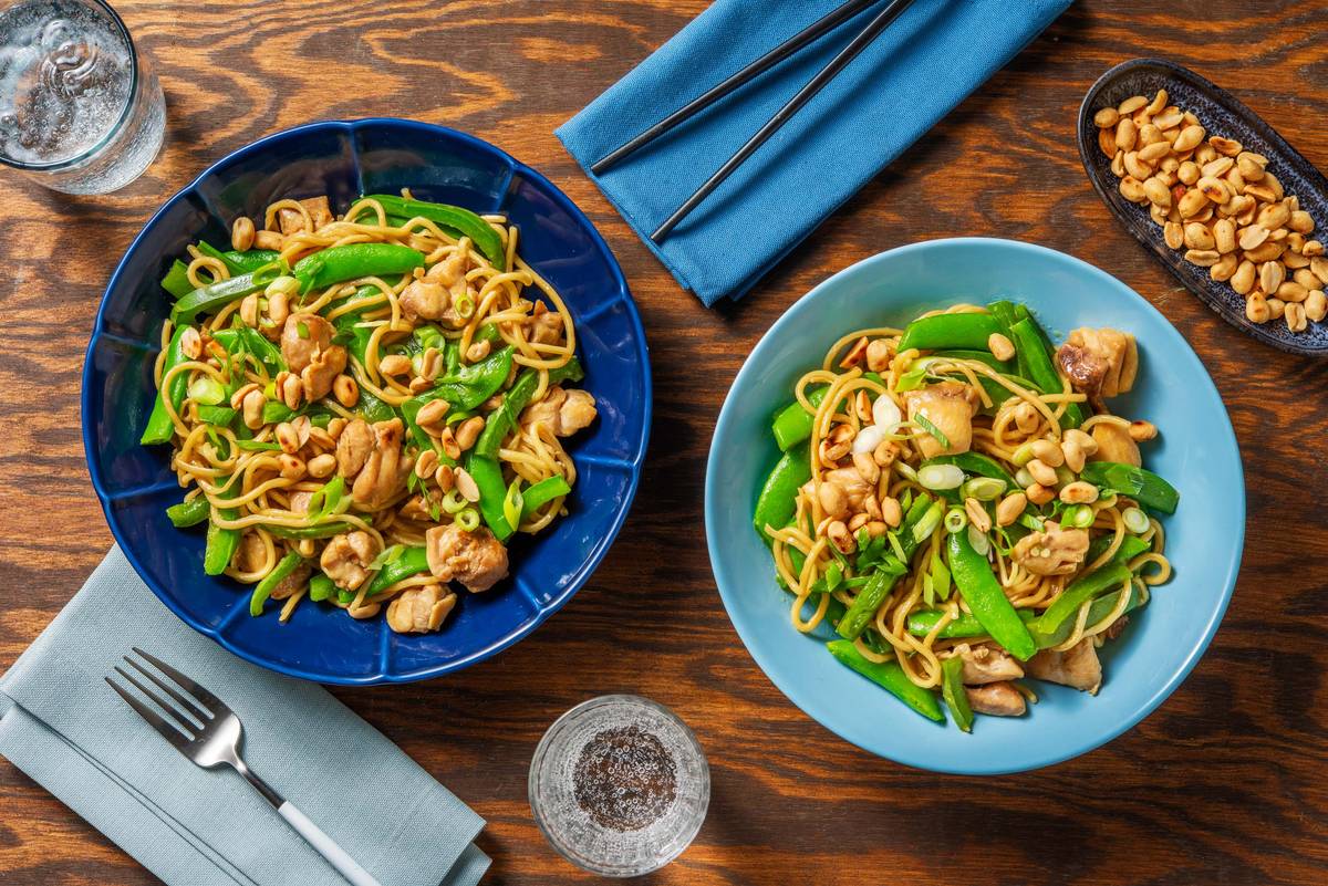Stir-Fried Hoisin Chicken Noodles