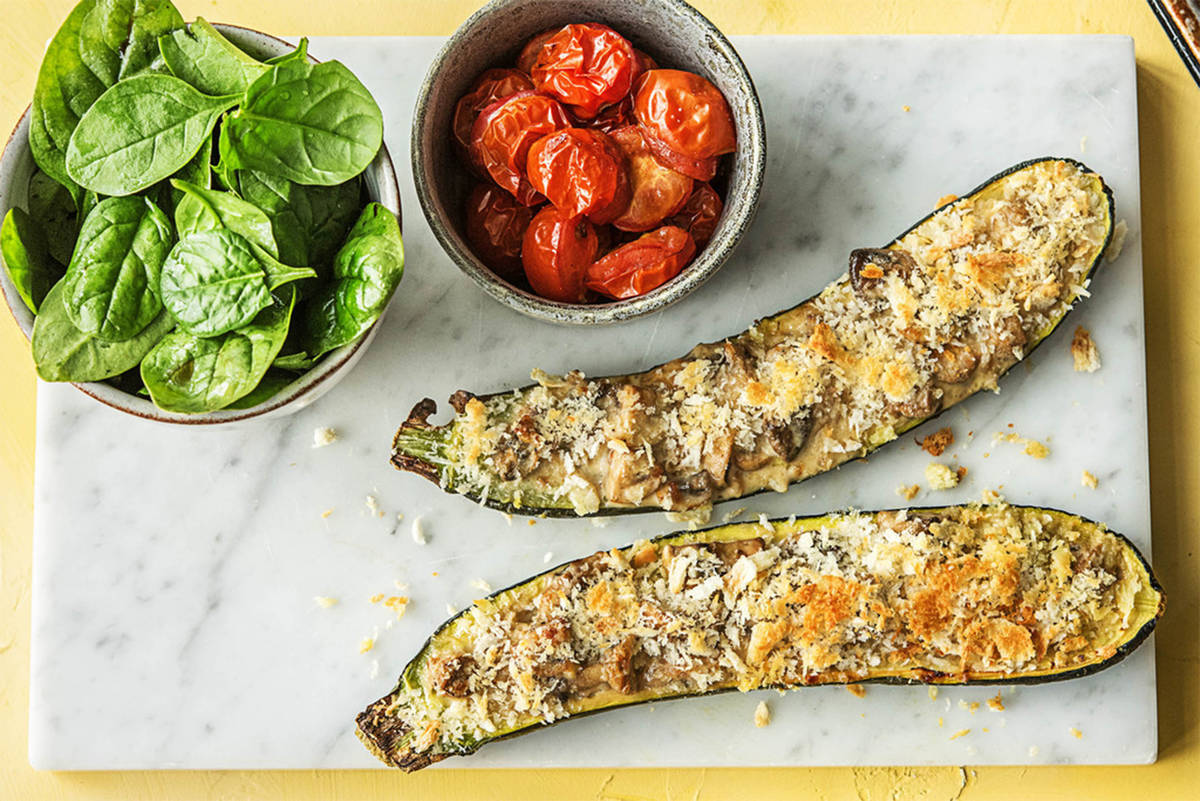 Stuffed Courgettes