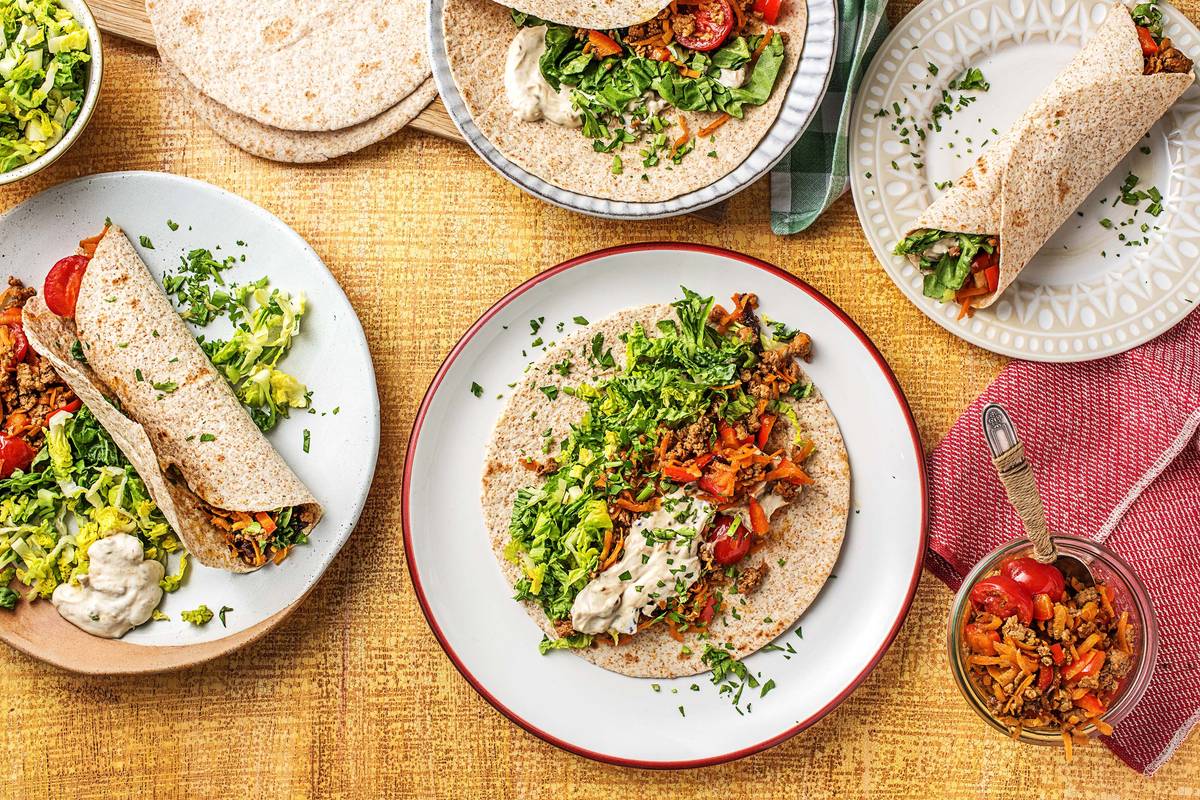 Summer Lamb Wraps