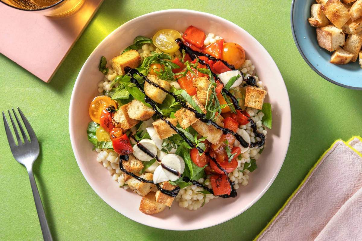 Summer Tomato Bruschetta Bowl