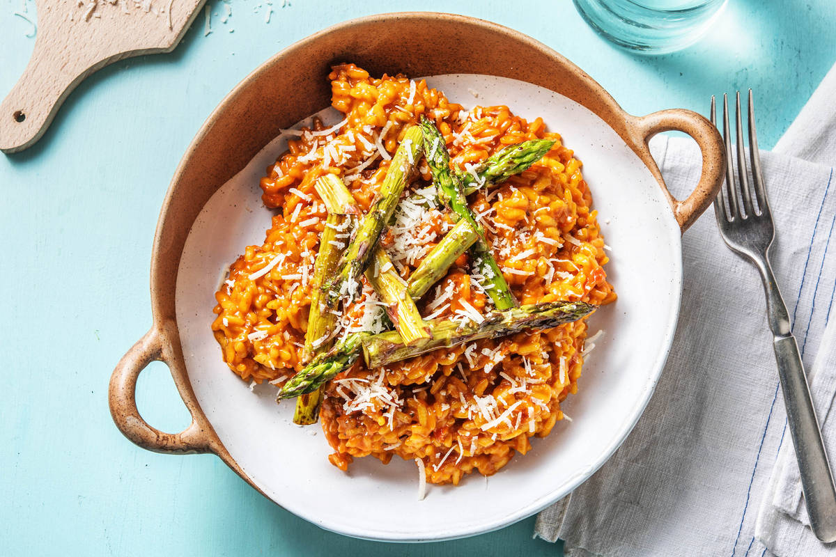 Sun-Dried Tomato Risotto (v)
