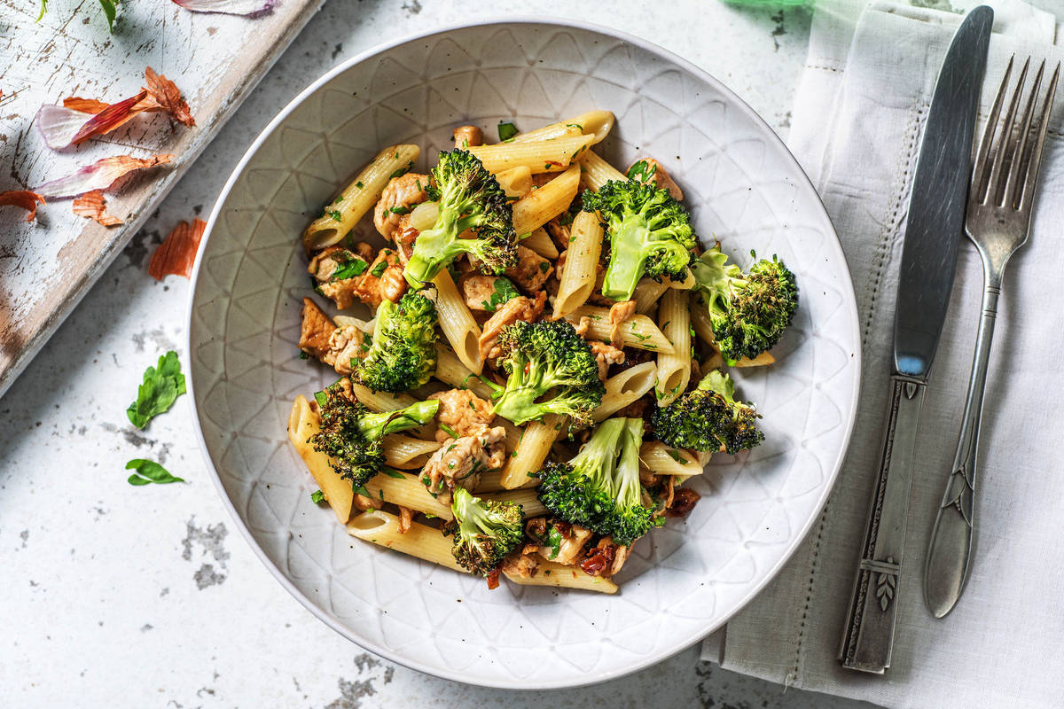 Sun-Dried Tomato Turkey Pasta