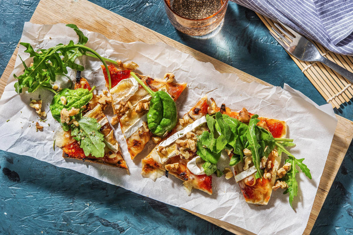 Sweet and Savoury Brie Flatbread