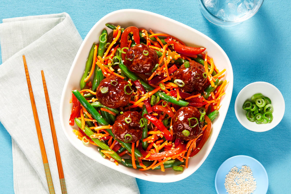 Sweet Chili & Soy-Glazed Meatballs