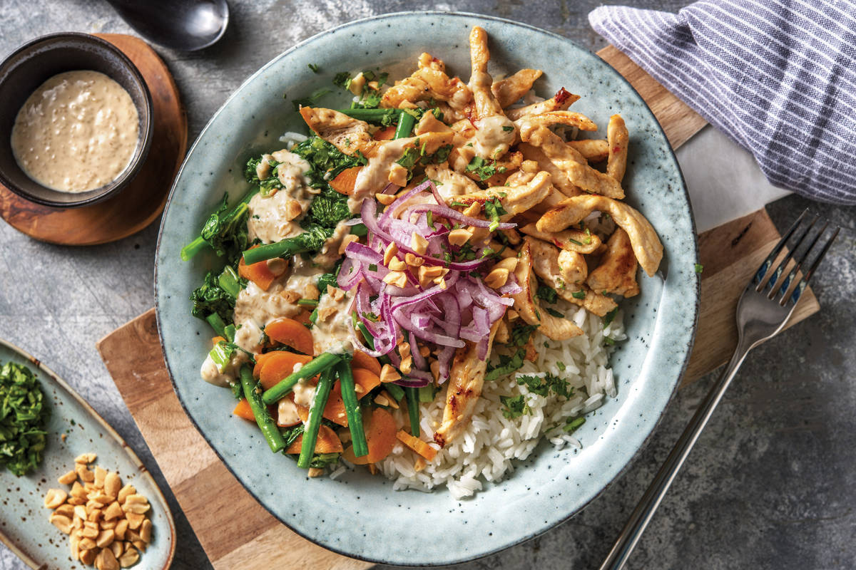 Sweet Chilli Chicken Rice Bowl