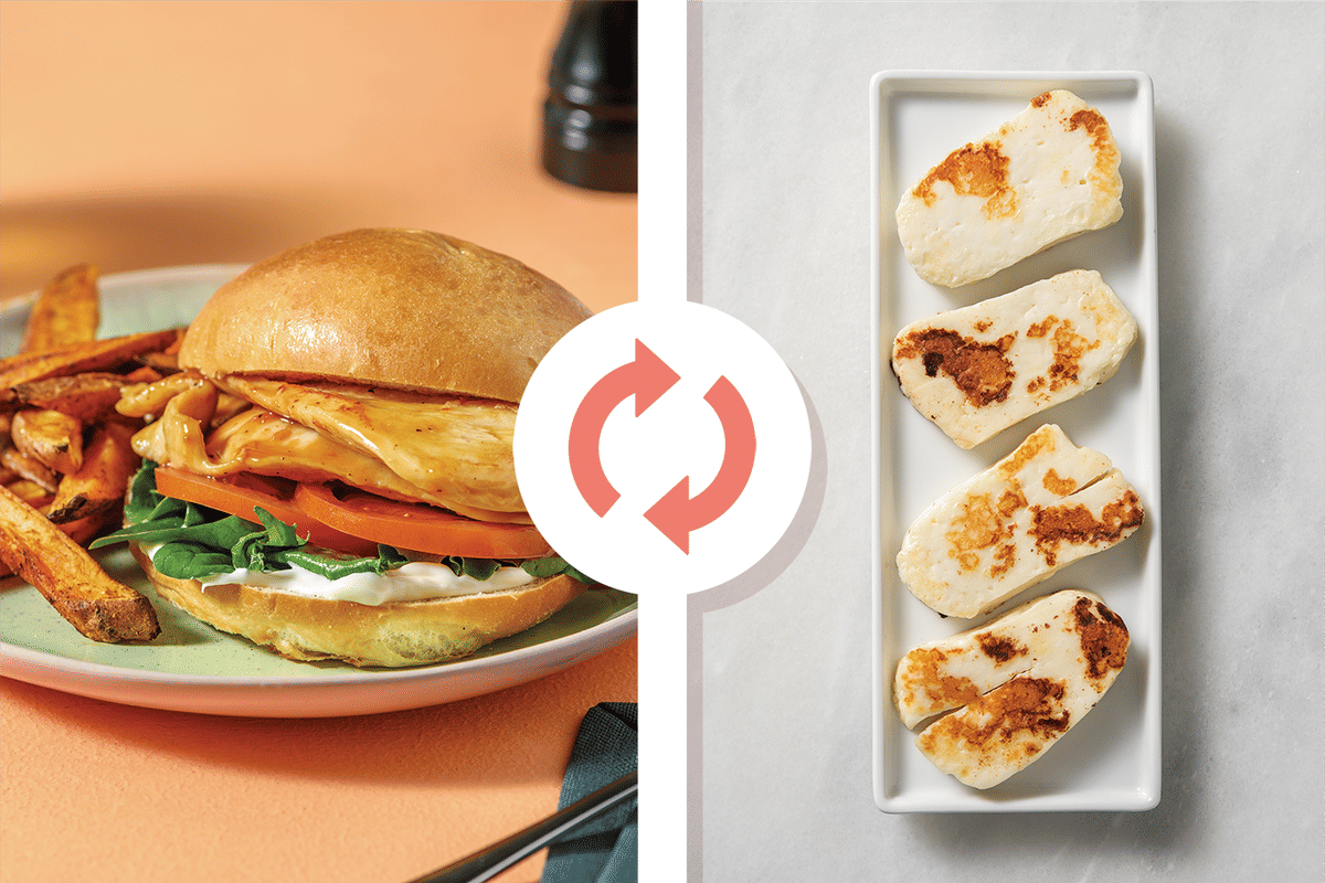 Sweet Chilli Haloumi Burger