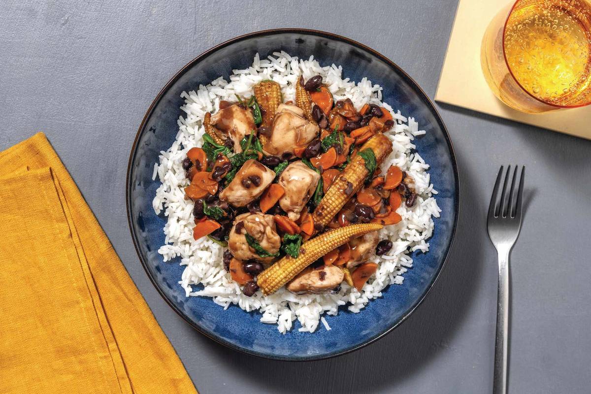 Asian-Style Sweet Black Bean Chicken