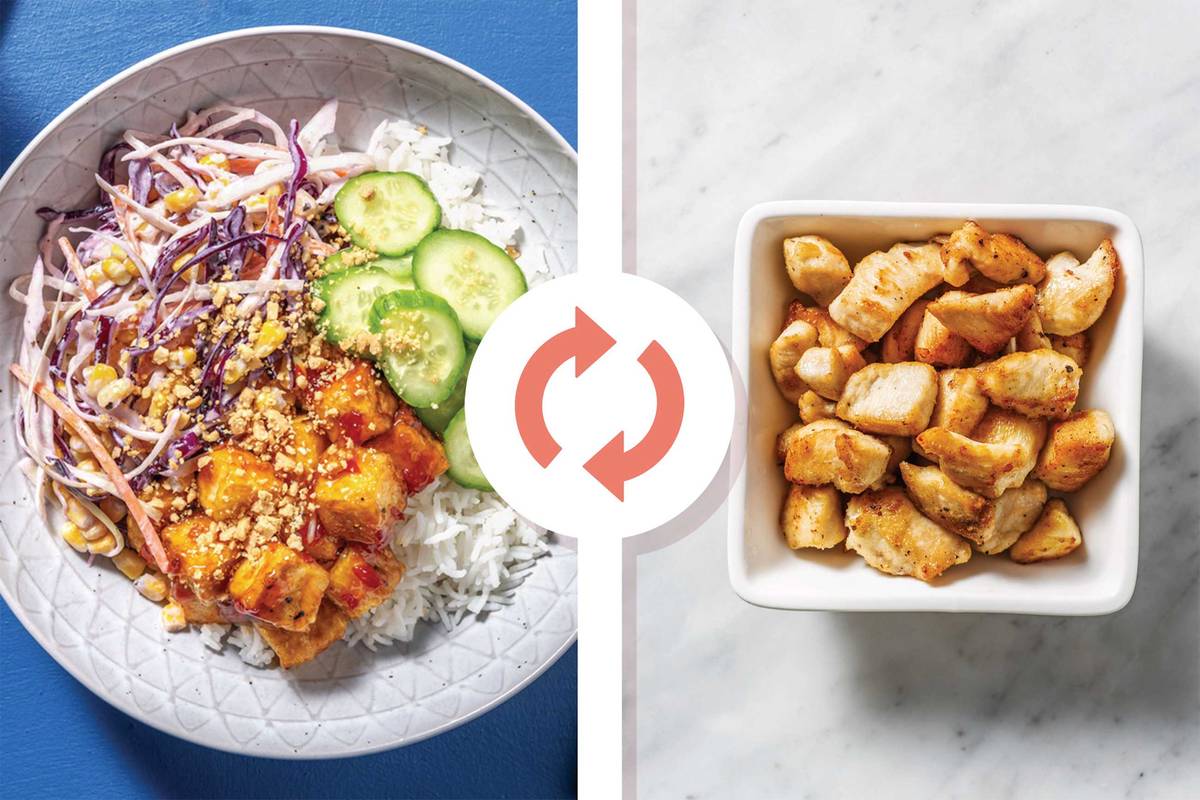 Sweet Chilli & Ginger Chicken Rice Bowl