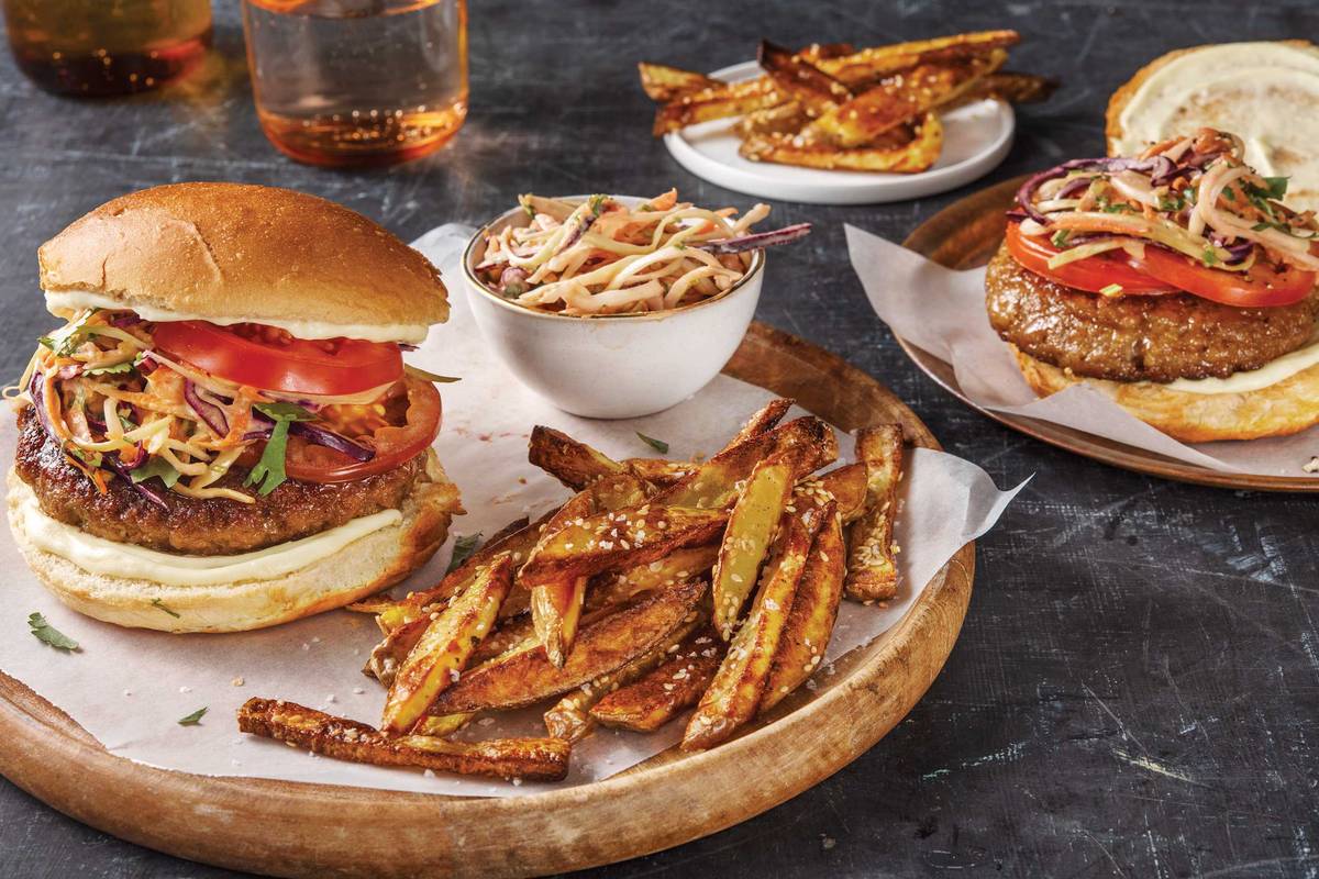 Sweet Chilli Pork Burger 