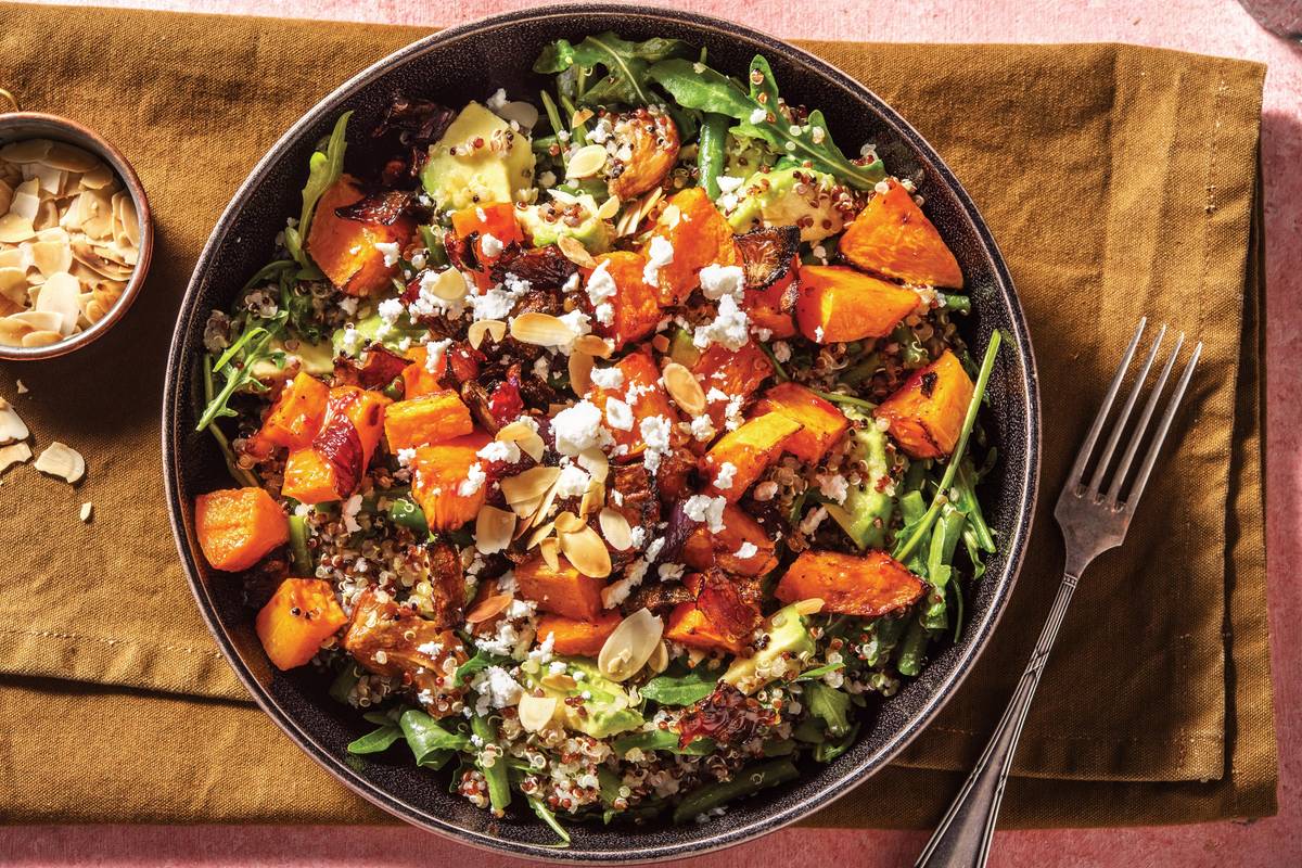 Sweet Chilli Pumpkin & Quinoa Salad