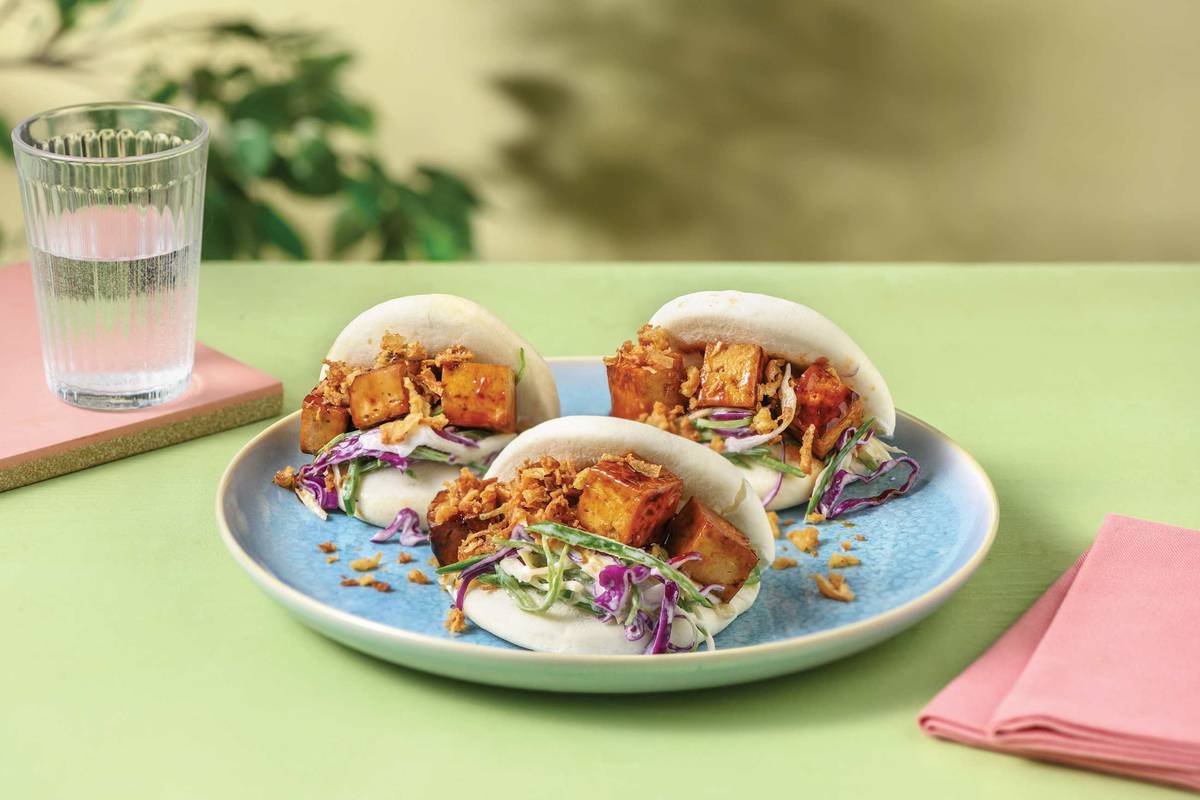 Sweet Chilli Tofu Bao Buns