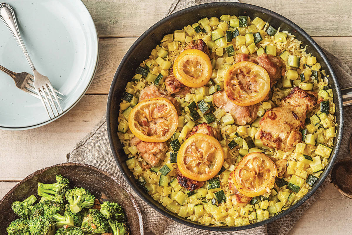 Sweet Mustard Chicken & Baked Rice