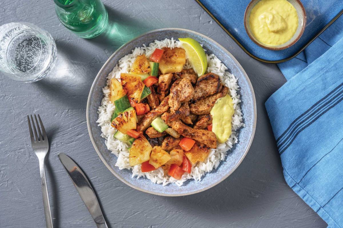 Caribbean-Spiced Beef & Coconut Rice