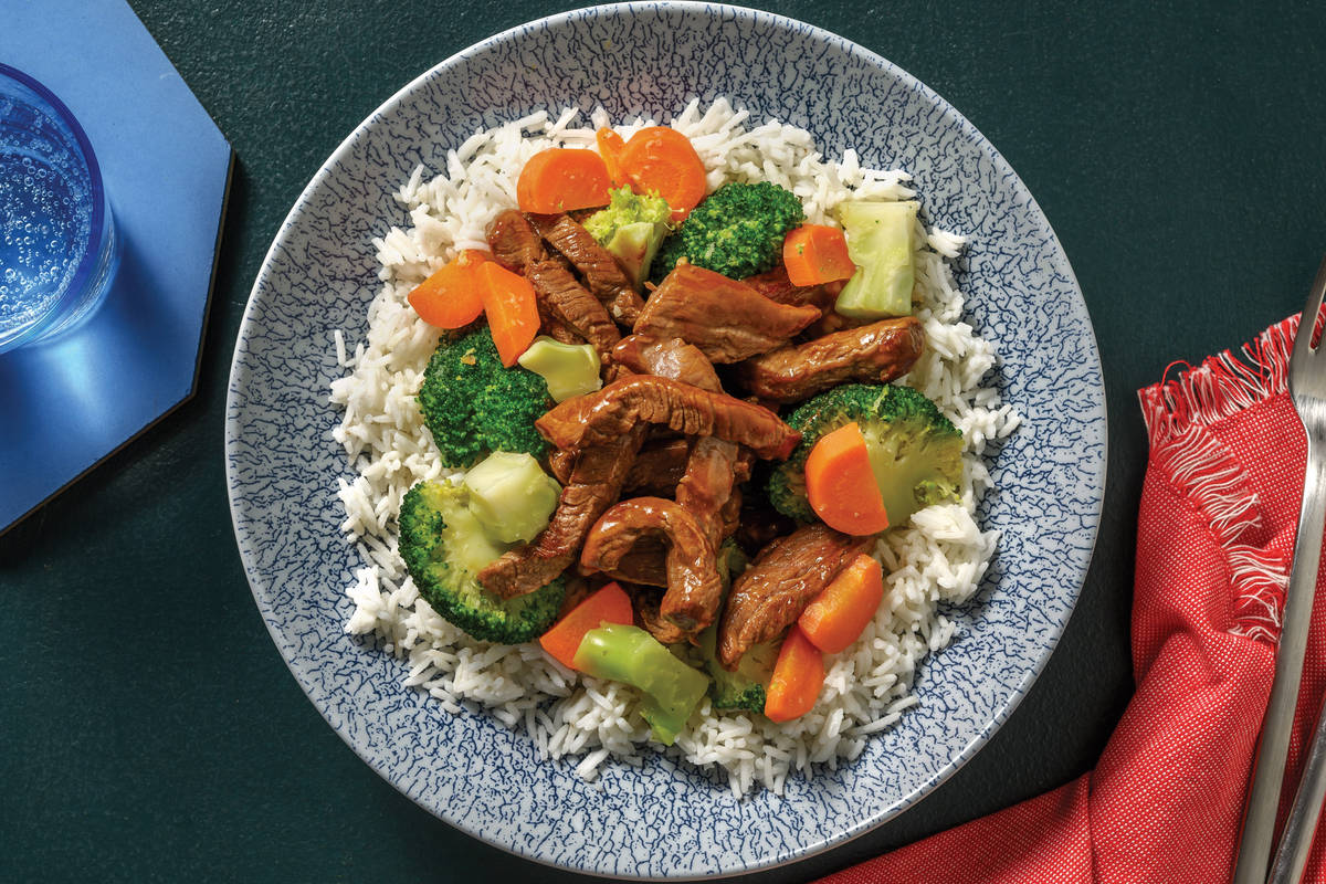 Sweet & Sticky Asian Beef